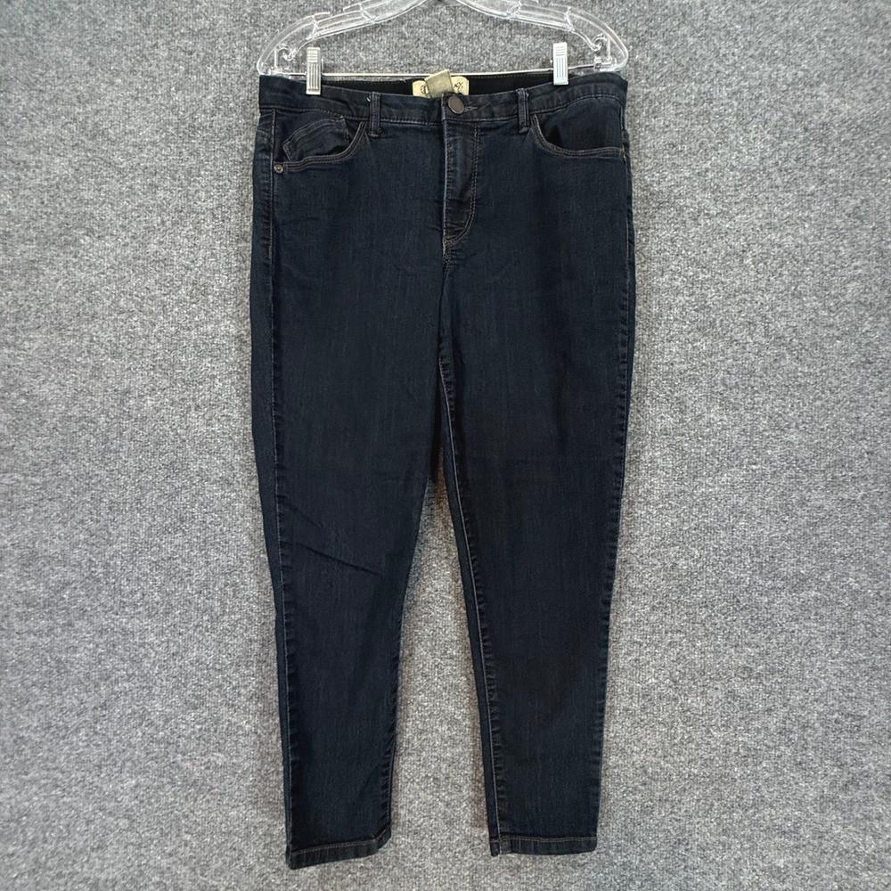 Democracy Jeans Womens 12P Dark Wash Ab Technology Denim Stretch Casual Sinny